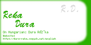 reka dura business card